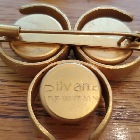 Vintage earrings and brooch - Picture 4 of 4